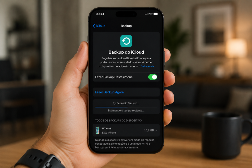 Como fazer backup no iPhone