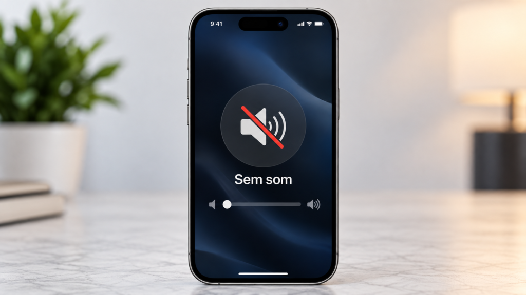 iPhone sem som