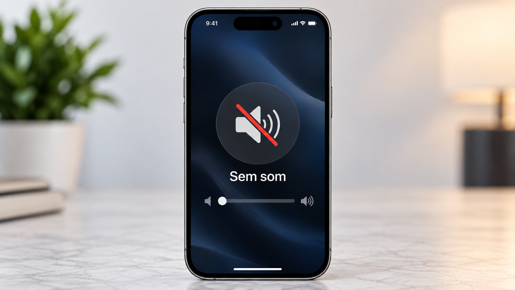 iPhone sem som